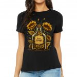 Sunflower Women's T-Shirt - Inner Strength T-Shirt - Colorful Relaxed Tee