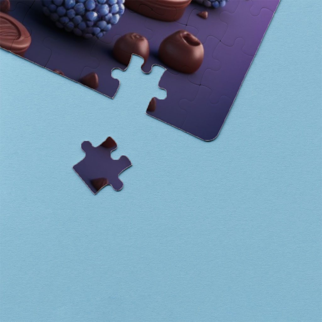 Chocolate Cake Puzzles - Flower Jigsaw Puzzle - Cute Design Puzzles Kids & Babies Puzzles Toys & Games  