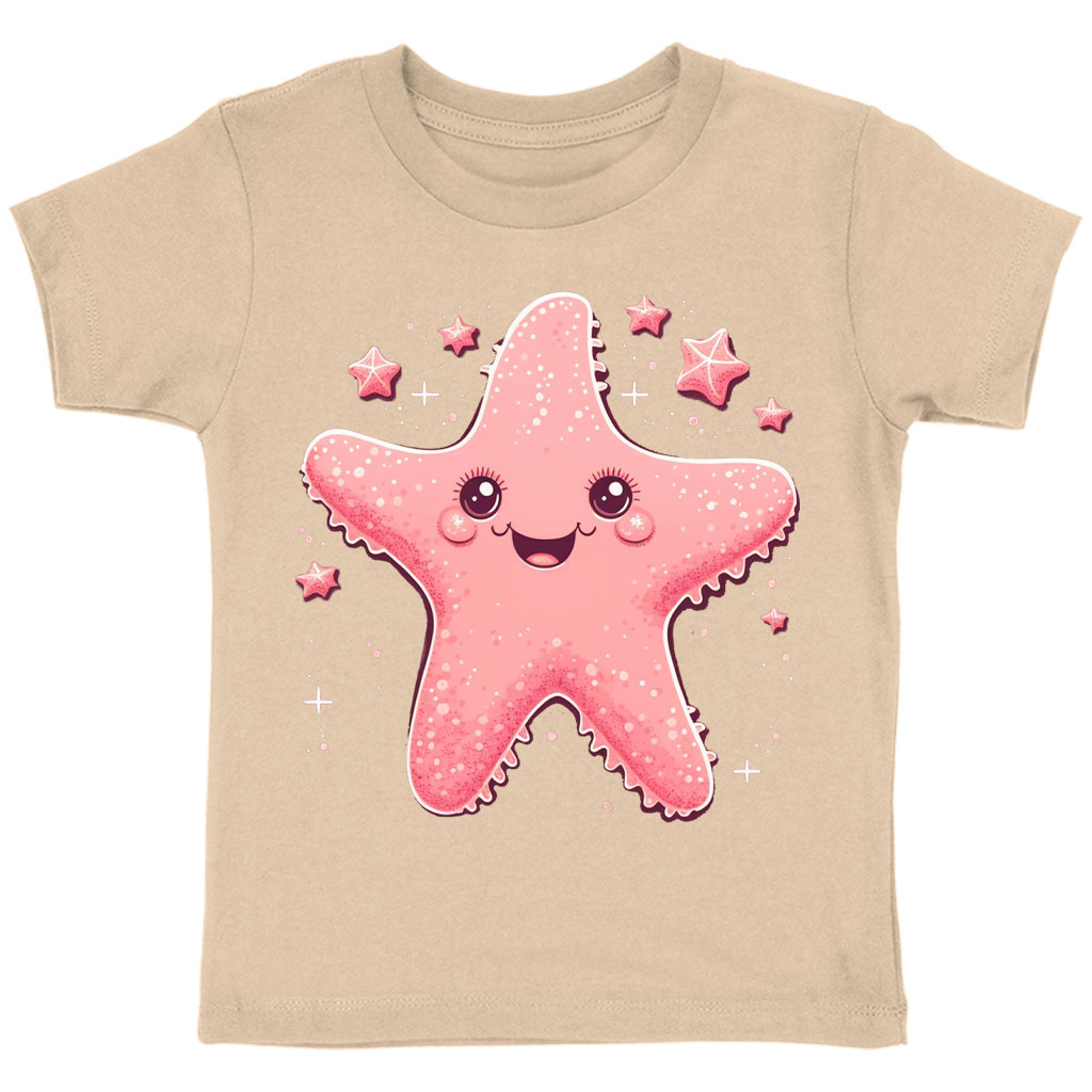 Starfish Toddler T-Shirt - Sea Animal Kids' T-Shirt - Cute Design Tee Shirt for Toddler Clothing Kids' Clothing T-Shirts Color : Athletic Heather|Heather Columbia Blue|Heather Dust 