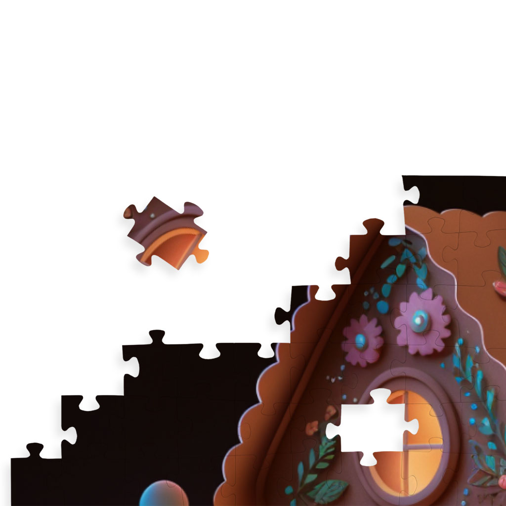 Gingerbread House Puzzles - Best Design Jigsaw Puzzle - Kawaii Design Puzzles Kids & Babies Puzzles Toys & Games  