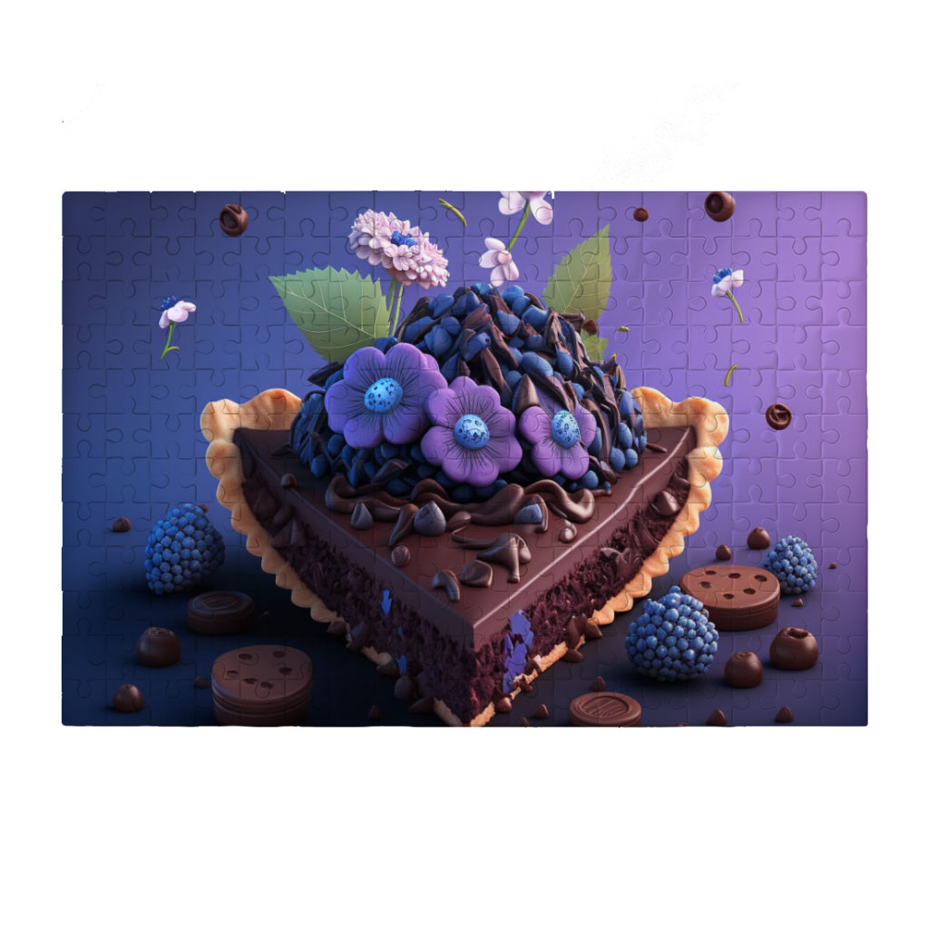 Chocolate Cake Puzzles - Flower Jigsaw Puzzle - Cute Design Puzzles Kids & Babies Puzzles Toys & Games  