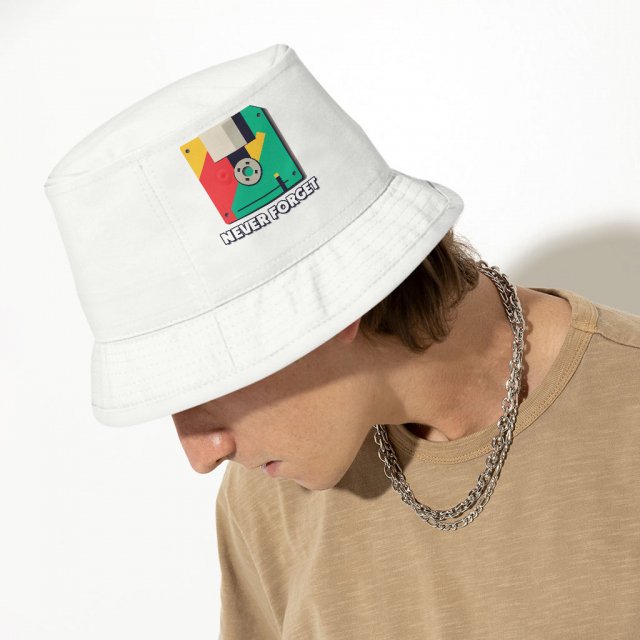 Never Forget Bucket Hat - Funny Hat - Printed Bucket Hat - Image 4