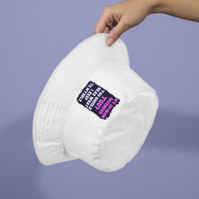 Funny Quote Bucket Hat - Sarcastic Hat - Trendy Bucket Hat - Image 3