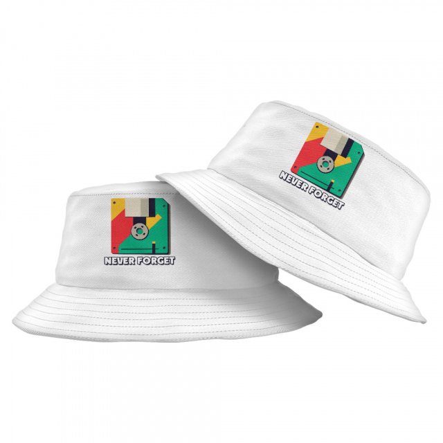 Never Forget Bucket Hat – Funny Hat – Printed Bucket Hat