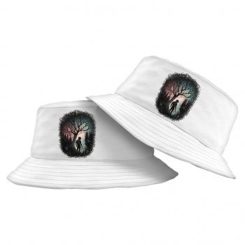 Cool Graphic Bucket Hat – Astronaut Hat – Tree Bucket Hat