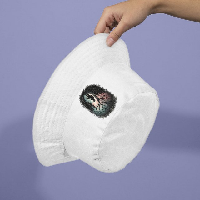 Cool Graphic Bucket Hat - Astronaut Hat - Tree Bucket Hat - Image 3