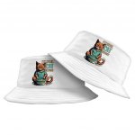 Cat Servant Bucket Hat - Funny Animal Hat - Trendy Bucket Hat