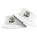 Bus Bucket Hat - Floral Design Hat - Graphic Bucket Hat