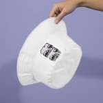 Anime Eyes Bucket Hat - Graphic Hat - Trendy Bucket Hat - Image 3
