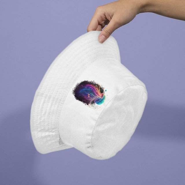 Jellyfish Bucket Hat – Rainbow Hat – Illustration Bucket Hat