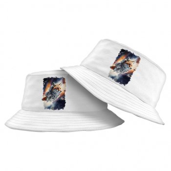 Cute Space Bucket Hat – Cute Fox Hat – Illustration Bucket Hat