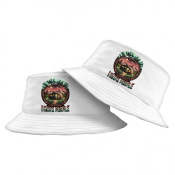 I Hate People Bucket Hat – Graphic Hat – Cool Bucket Hat