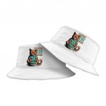 Cat Servant Bucket Hat - Funny Animal Hat - Trendy Bucket Hat