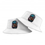 Cool Skull Bucket Hat - Floral Hat - Best Design Bucket Hat - Image 2