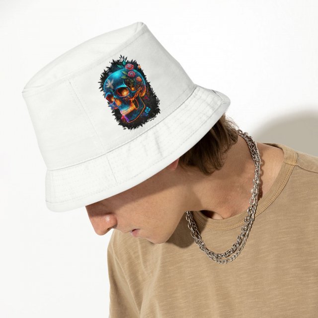 Cool Skull Bucket Hat – Floral Hat – Best Design Bucket Hat