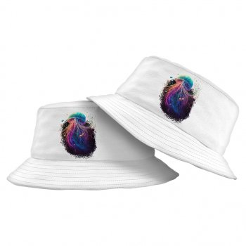 Jellyfish Bucket Hat – Rainbow Hat – Illustration Bucket Hat