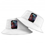 Space Astronaut Bucket Hat - Cool Art Hat - Colorful Bucket Hat