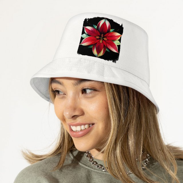 Plant Graphic Bucket Hat – Flower Hat – Beautiful Bucket Hat