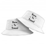 Born to Travel Bucket Hat - Art Hat - Graphic Bucket Hat