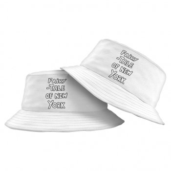 Word Print Bucket Hat – Minimalist Hat – Unique Bucket Hat