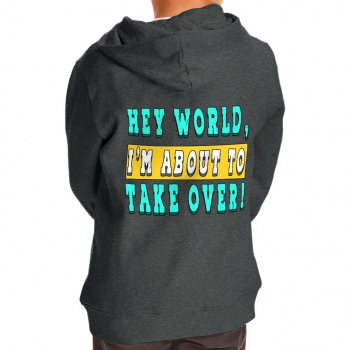 Cool Quote Toddler Full-Zip Hoodie - Sarcastic Toddler Hoodie - Printed Kids' Hoodie