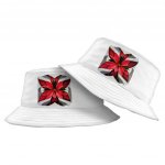 Poinsettia Bucket Hat - Floral Hat - Unique Bucket Hat