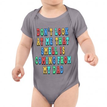 Funny Quote Baby Jersey Onesie - Cool Baby Bodysuit - Colorful Baby One-Piece