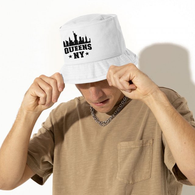 New York Cityscape Bucket Hat – City Hat – Print Bucket Hat