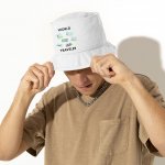 World Traveler Bucket Hat - Unique Hat - Art Bucket Hat - Image 5