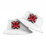 Poinsettia Bucket Hat - Floral Hat - Unique Bucket Hat - Image 2