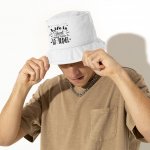 Life Is Short Bucket Hat - Time to Travel Hat - Graphic Bucket Hat - Image 5