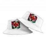 Flower Graphic Bucket Hat - Beautiful Hat - Printed Bucket Hat - Image 2