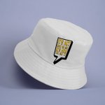 Quote Printed Bucket Hat - Best Print Hat - Themed Bucket Hat - Image 3