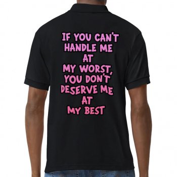 You Don't Deserve Me Jersey Sport T-Shirt - Funny T-Shirt - Printed Sport Tee