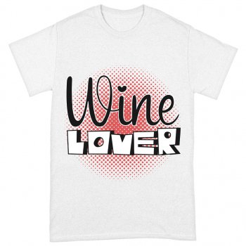 Wine Lover Heavy Cotton T-Shirt - Best Print Tee Shirt - Cool T-Shirt
