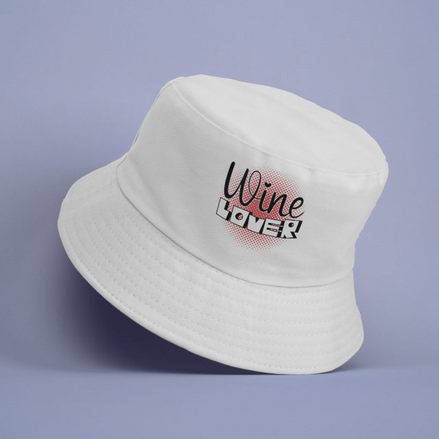 Wine Lover Bucket Hat – Best Print Hat – Cool Bucket Hat