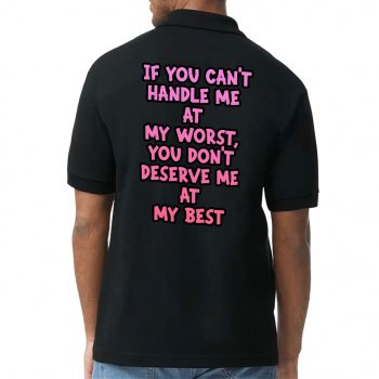 You Don't Deserve Me Jersey Sport T-Shirt - Funny T-Shirt - Printed Sport Tee