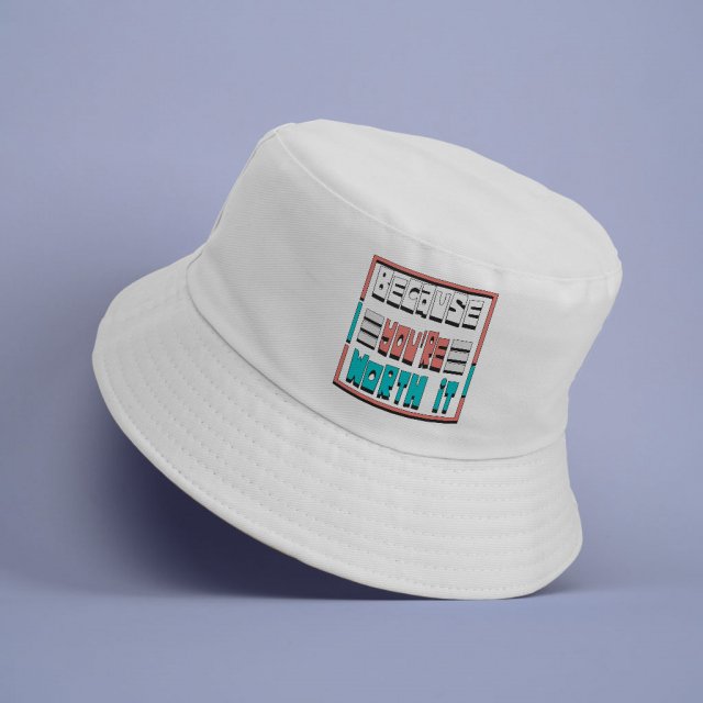 Inspirational Bucket Hat – Cool Quotes Hat – Printed Bucket Hat