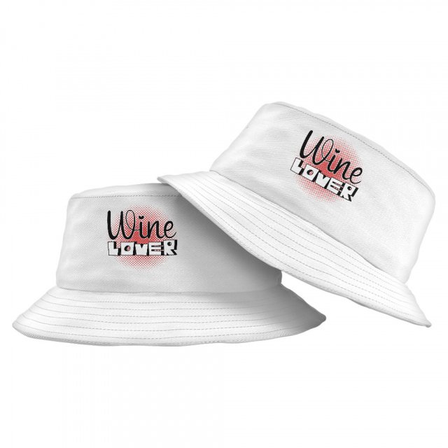 Wine Lover Bucket Hat – Best Print Hat – Cool Bucket Hat