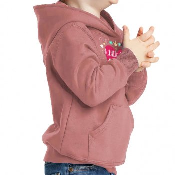 Lady Design Toddler Pullover Hoodie - Printed Sponge Fleece Hoodie - Funny Hoodie for Kids