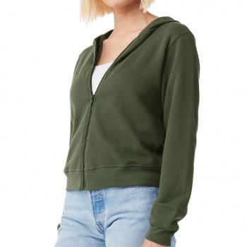 Follow Your Dreams Women's Zip Hoodie - Trendy Hooded Sweatshirt - Printed Hoodie