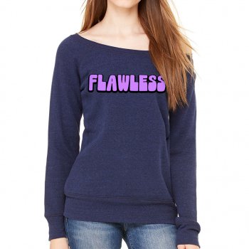 Flawless Wide Neck Sweatshirt - Best Design Women's Sweatshirt - Trendy Sweatshirt