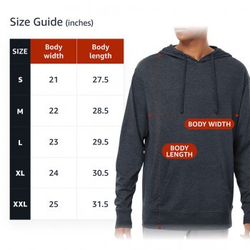 Inspirational Lightweight Jersey Hoodie - Cool Quote Hooded Pullover - Printed Hoodie