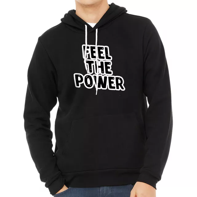 Inspirational Sponge Fleece Hoodie - Cool Quote Hoodie - Printed Hooded Sweatshirt