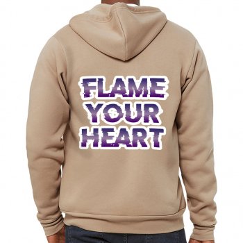 Cute Design Full-Zip Hoodie - Cool Print Hooded Sweatshirt - Themed Hoodie