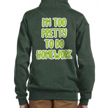 Funny Design Kids' Full-Zip Hoodie - Funny Saying Hooded Sweatshirt - Best Print Kids' Hoodie