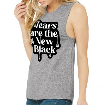 Cool Print Women's Muscle Tank - Cool Saying Tank Top - Best Design Workout Tank