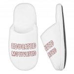 Cool Design Memory Foam Slippers - Quote Slippers - Printed Slippers Fashion Slippers and Socks