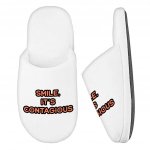 Smile Memory Foam Slippers - Funny Slippers - Cool Trendy Slippers Fashion Slippers and Socks