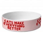 Cool Funny Pet Bowl - Funny Cat Quote Dog Bowl - Cute Pet Food Bowl MADE IN THE USA Pet Supplies Pet Supplies